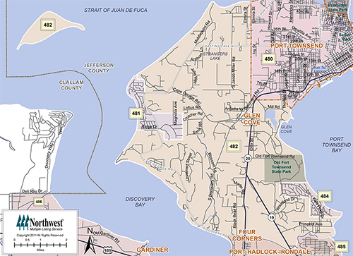 Area 482 - S. Port Townsend Map